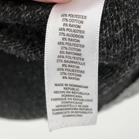 Alternative Apparel Gray Colorblock Inseam Pockets Long Sleeve Hoodie Sweatshirt - Picture 5 of 9